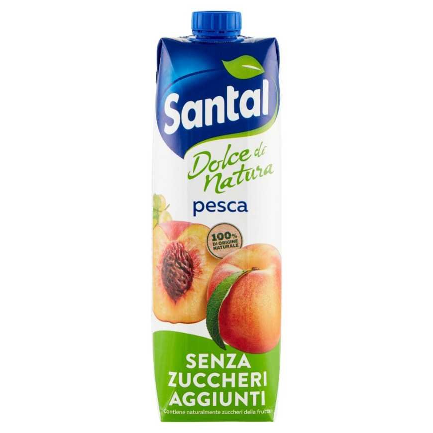 Santal Dolce Natura Peach juice sugar-free, 1 l