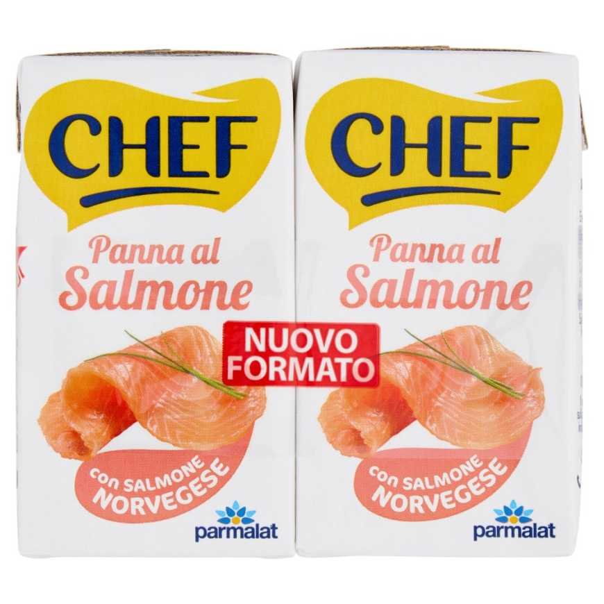 Parmalat Chef Сливки с лососем, 2 × 125 мл