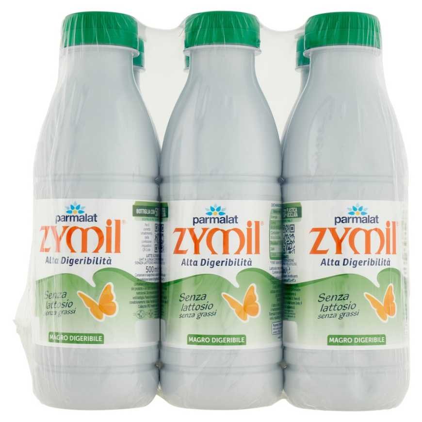 Parmalat Молоко Zymil 0,1% жирности, 500 мл