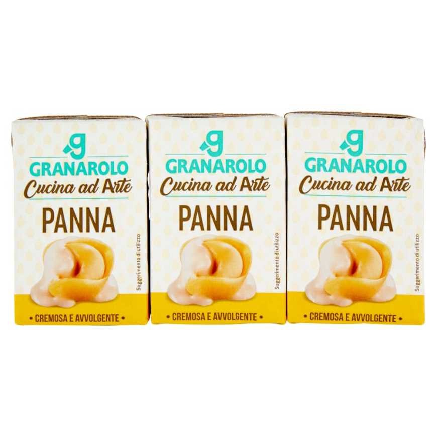 Granarolo UHT cream, 3 × 100 ml