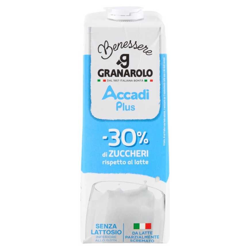 Granarolo G+ Молоко ультрапастеризованное полужирное без лактозы, 1 л