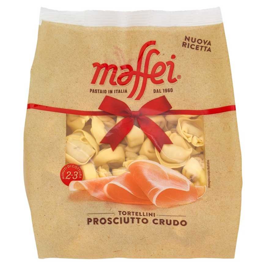 Maffei Тортеллини с сыровяленым окороком, 450 г