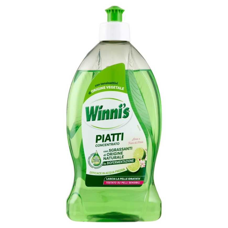 Winni's Концентрированное средство для мытья посуды Лайм и яблоко, 480 мл