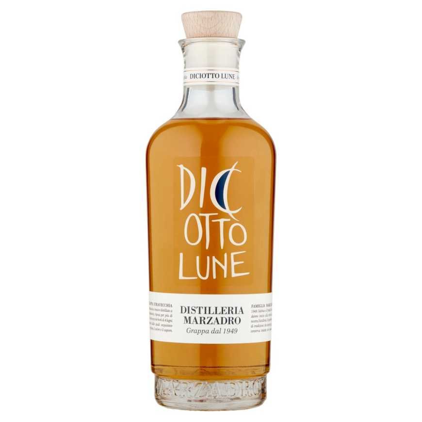 Distilleria Marzadro Граппа Diciotto Lune, 0,5 л