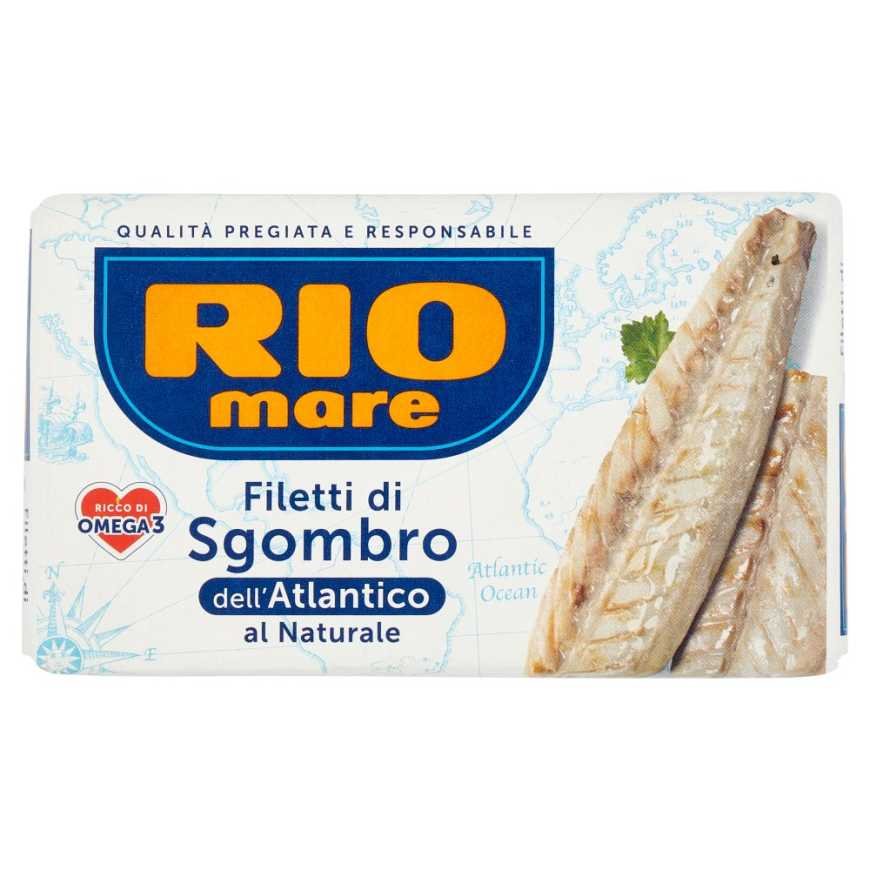 Rio Mare Филе атлантической скумбрии в собственном соку, 125 г