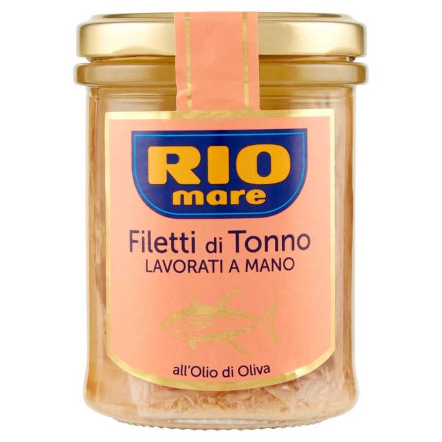 Rio Mare hand-processed tuna fillets in olive oil, 180 g