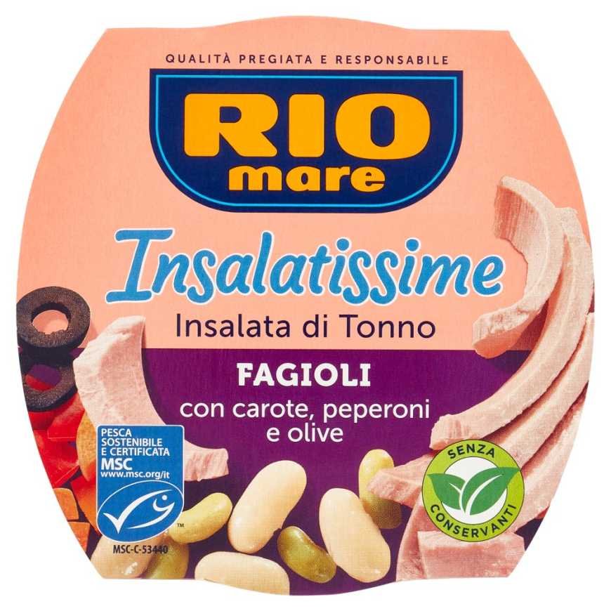 Rio Mare tuna salad with beans, carrots, peppers and olives Insalatissime, 160 g