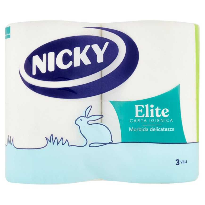 Nicky Туалетная бумага Elite, 4 шт.