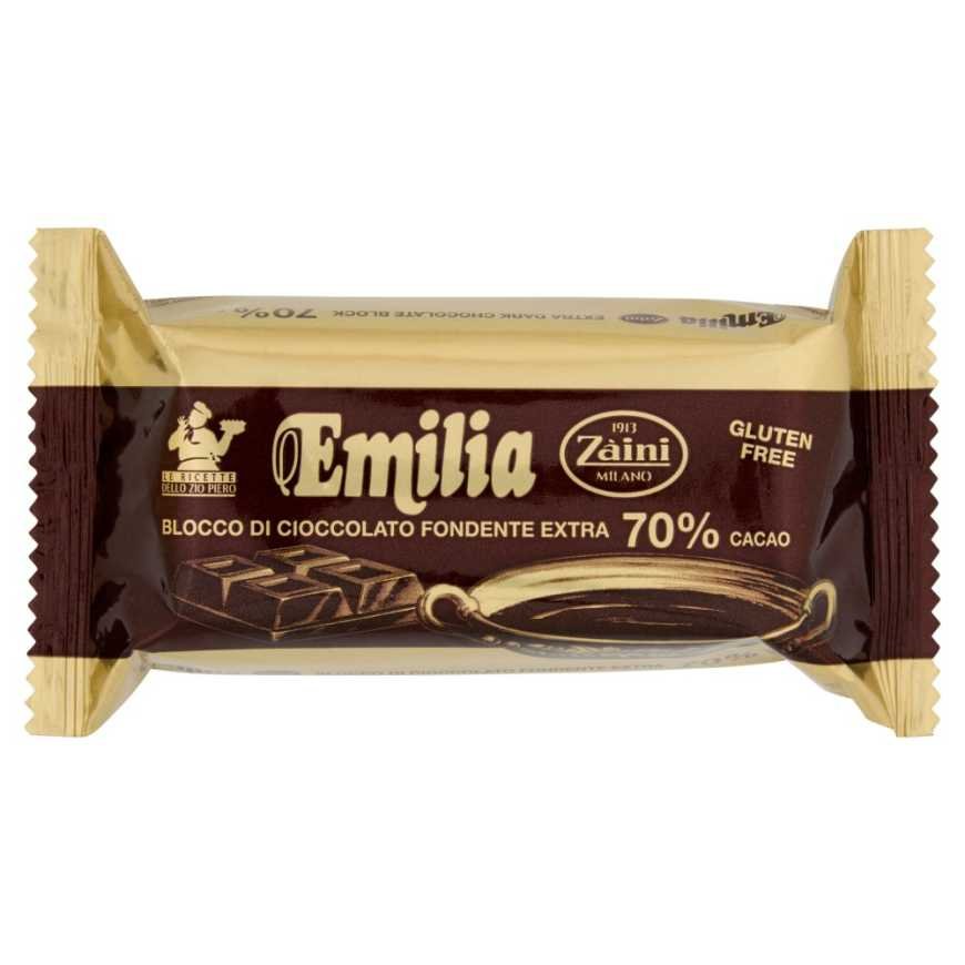 Zàini Экстра темный шоколад Emilia 70% какао, 200 г