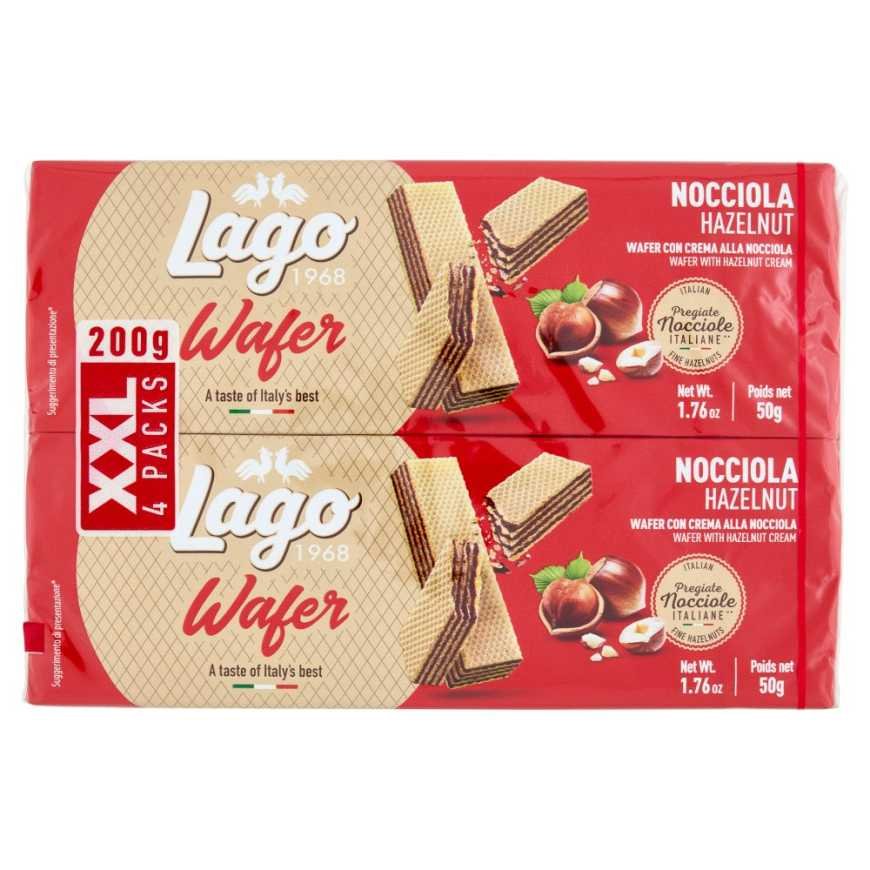 Gastone Lago Вафли с фундуком мультипак, 4 шт., 50 г