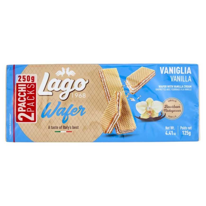 Gastone Lago vanilla wafers, 2 pcs, 125 g