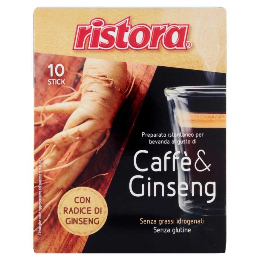 Ristora Растворимый кофейный напиток с женьшенем, стики, 10 шт.