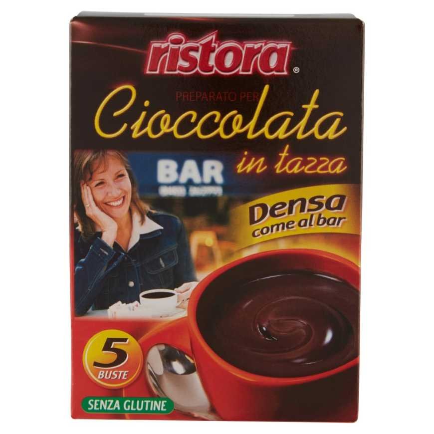 Ristora Сухая смесь для горячего шоколада без глютена, 5 шт.