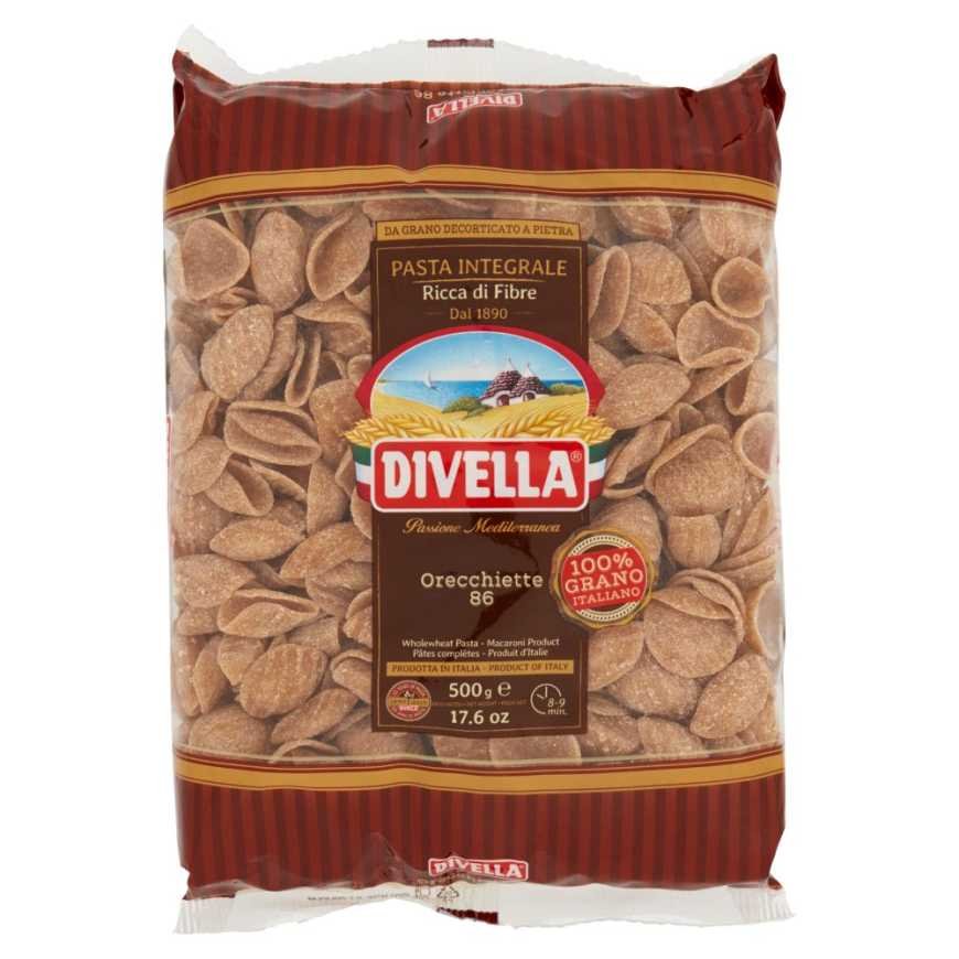 Divella цельнозерновые ореккьетте, 500 г