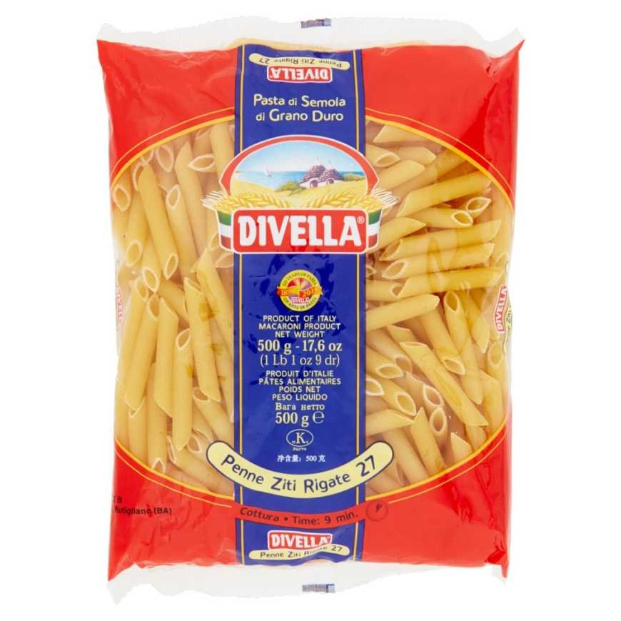Divella Пенне Зити Ригате n.27, 500 г
