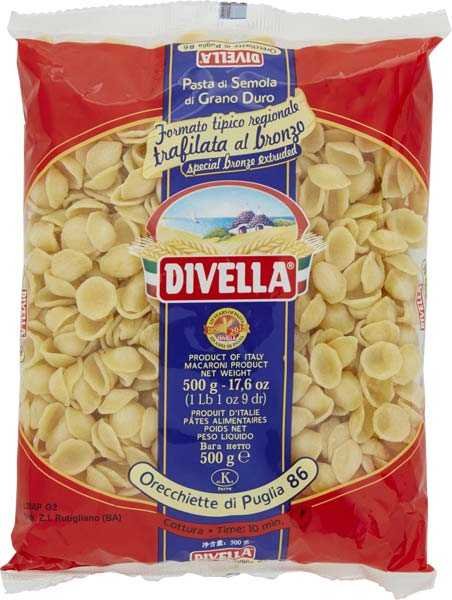 Divella Specialità ' Orecchiette di Puglia Gr.500 N°86