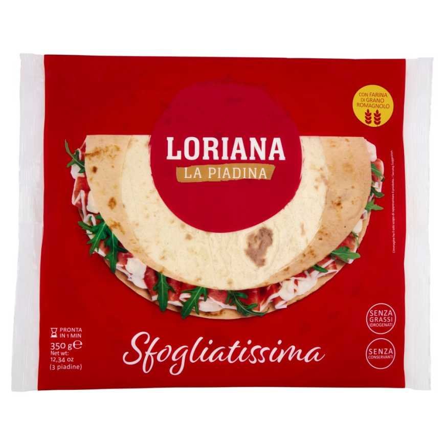 Loriana пьядина ультраслоёная, 3 шт, 350 г