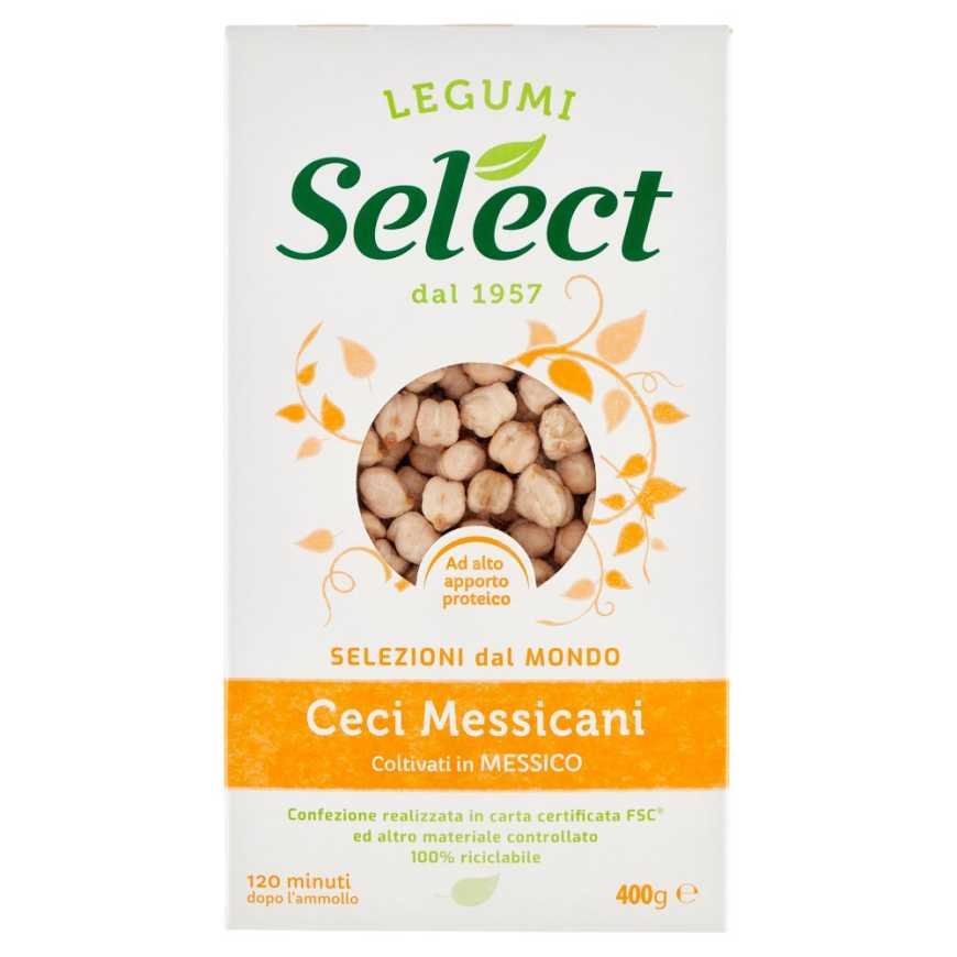 SELECT Нут мексиканский в картонной упаковке, 400 г
