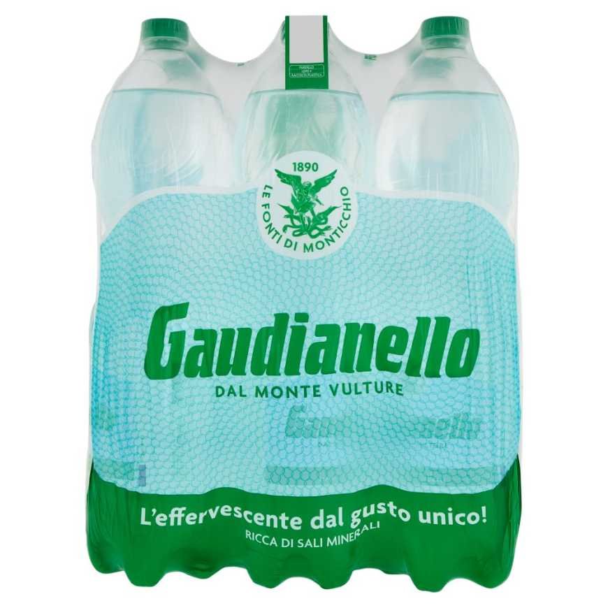 Gaudianello naturally sparkling mineral water, 1.5 l