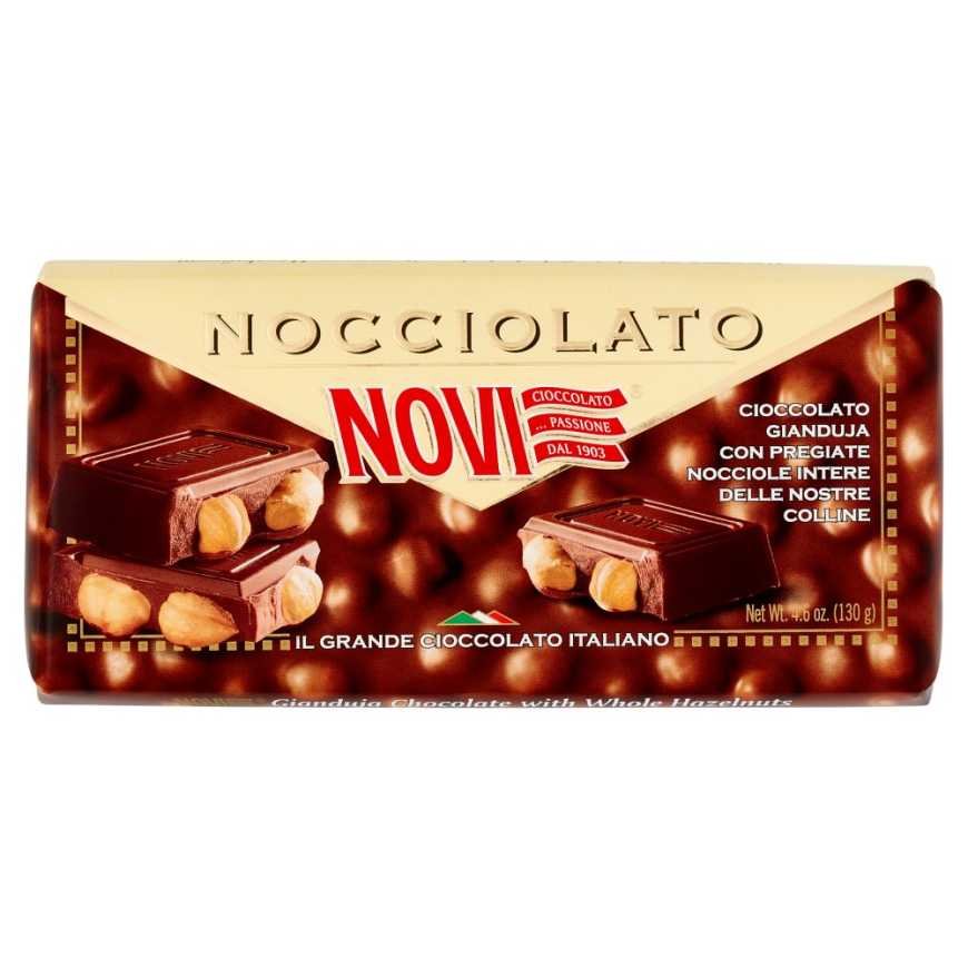 Novi Шоколад с джандуйей и цельным фундуком Gran Nocciolato, 130 г