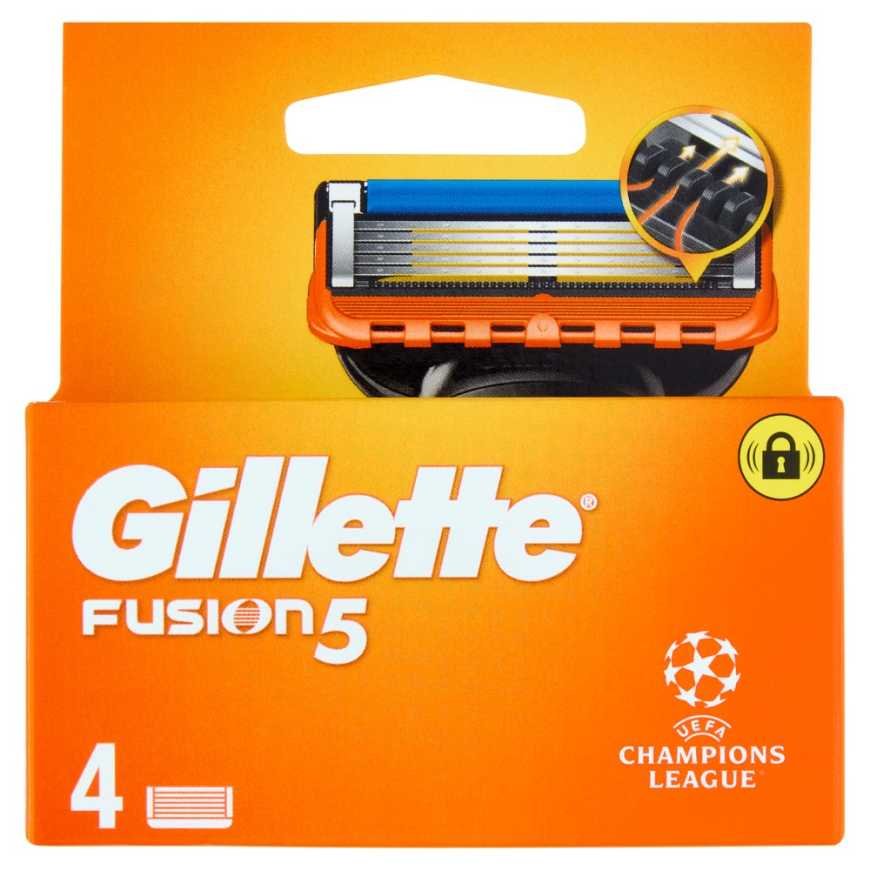 Gillette Fusion 5 Manual Сменные кассеты, 4 шт.