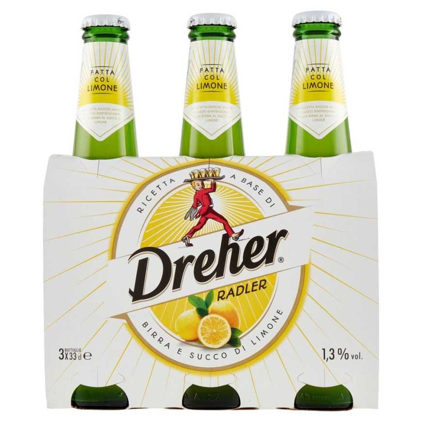 Dreher Пиво Lemon, 3 × 0,33 л