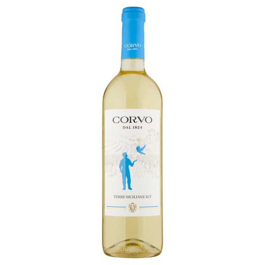 Duca di Salaparuta Corvo Bianco Terre Siciliane IGT белое сухое вино, 0,75 л