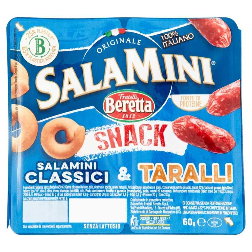 Beretta Classic Salamini and Taralli, 60 g