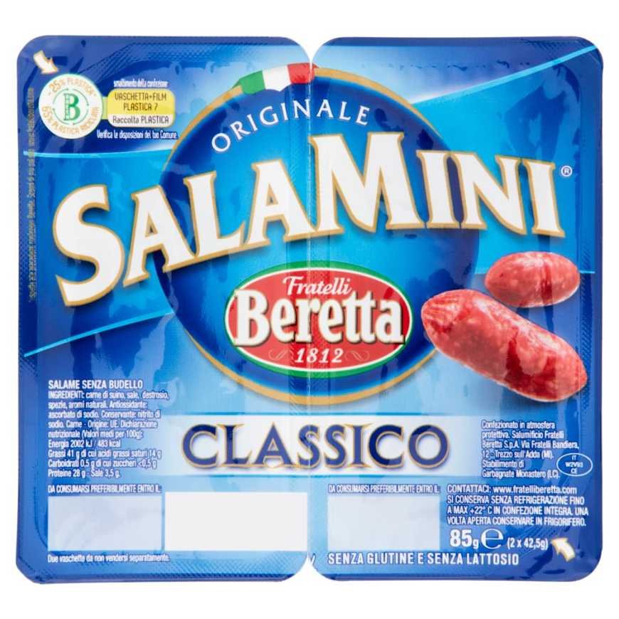Beretta Salamini Classici салями классические, 85 г