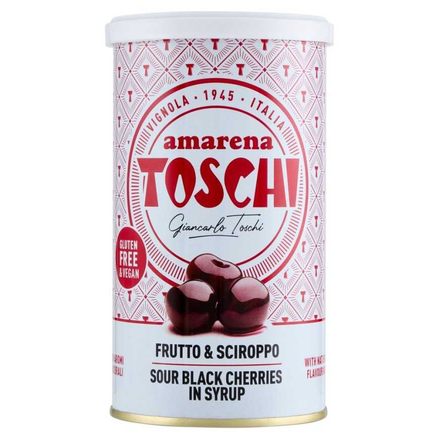 Toschi Вишня амарена в жестяной банке, 400 г