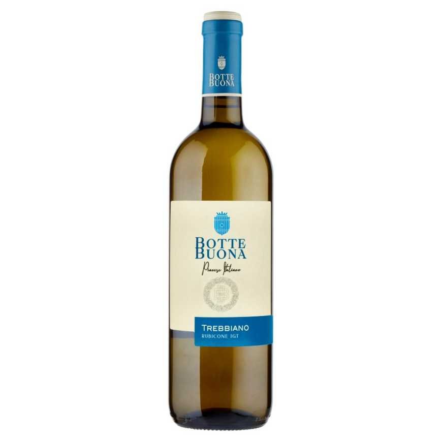 Botte Buona Trebbiano Rubicone IGT белое сухое вино, 0,75 л