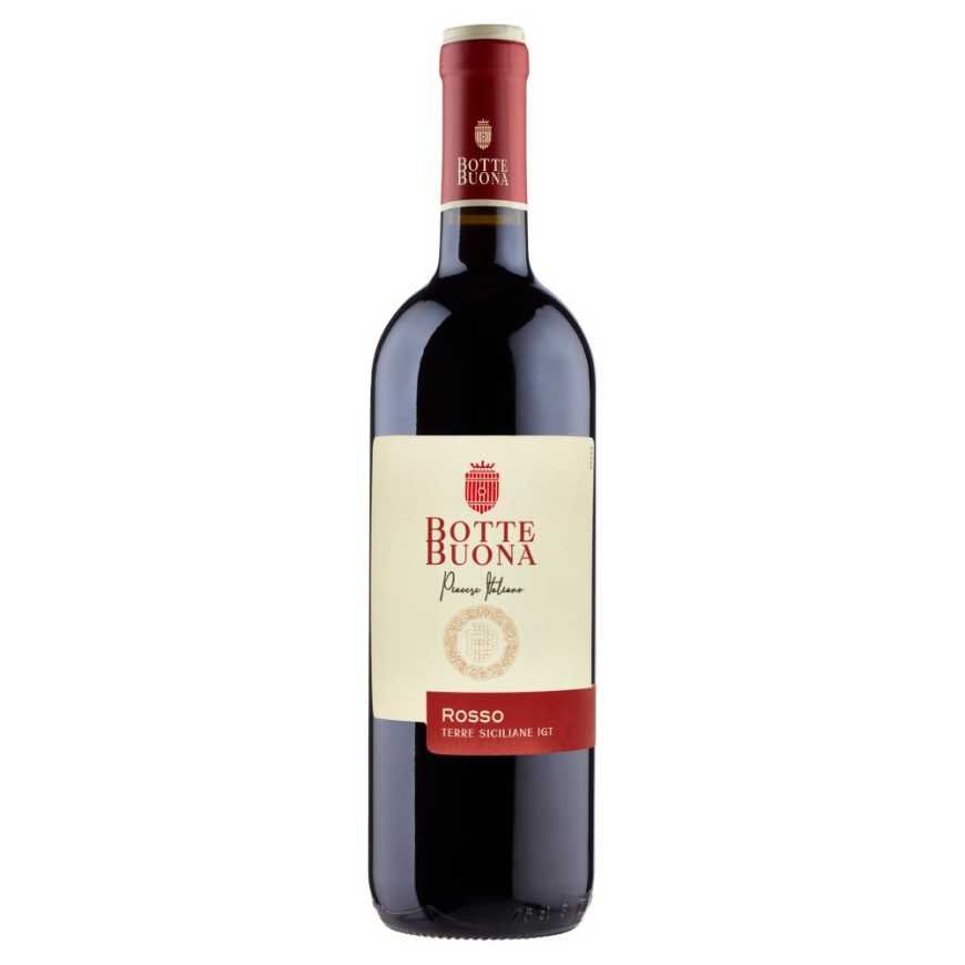 Botte Buona Terre Siciliane Rosso красное сухое вино, 0,75 л