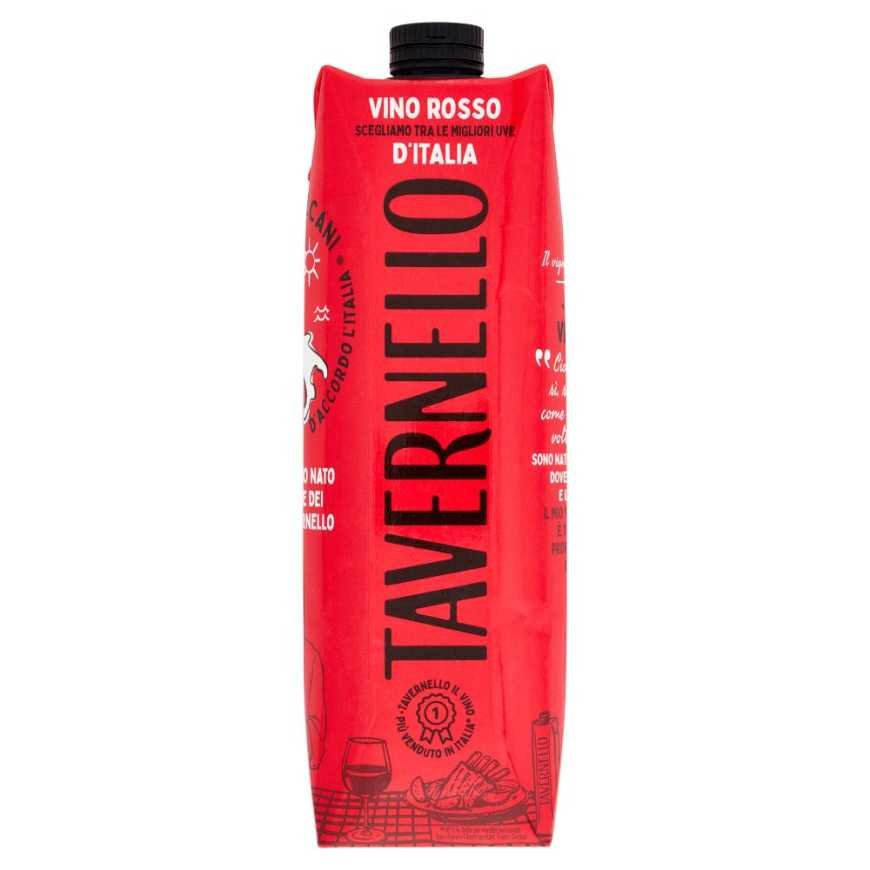 Tavernello Rosso D'Italia Brick dry red wine, 1 l, 11.5%
