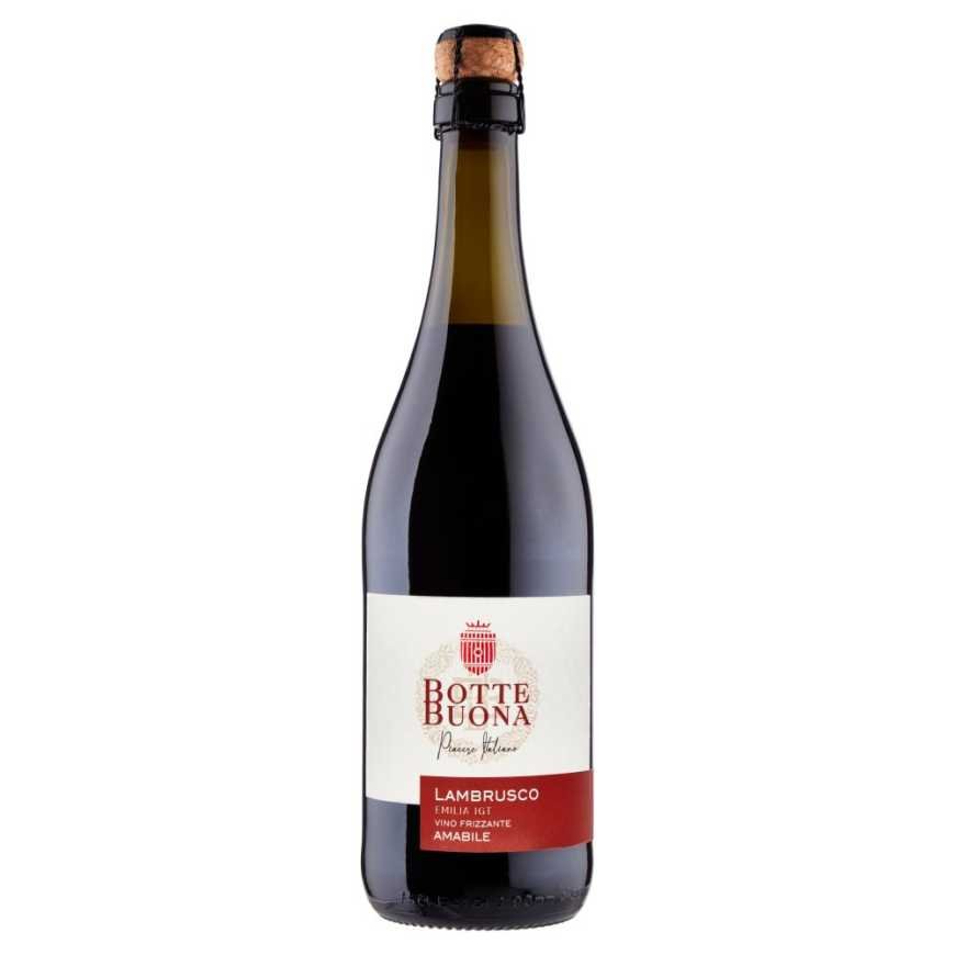 Botte Buona Lambrusco Frizzante Amabile Emilia IGT semi-sweet sparkling wine, 0.75 l, 8%