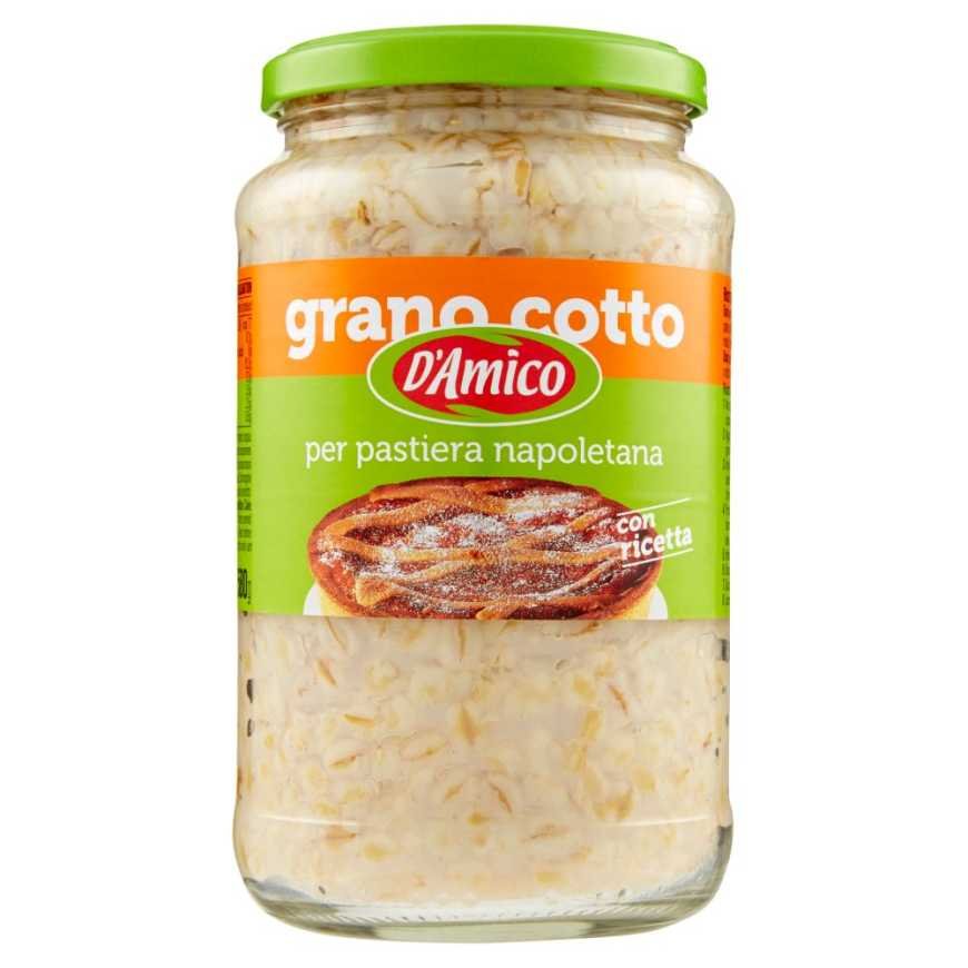 D'Amico Вареная пшеница для пастьеры, 580 г