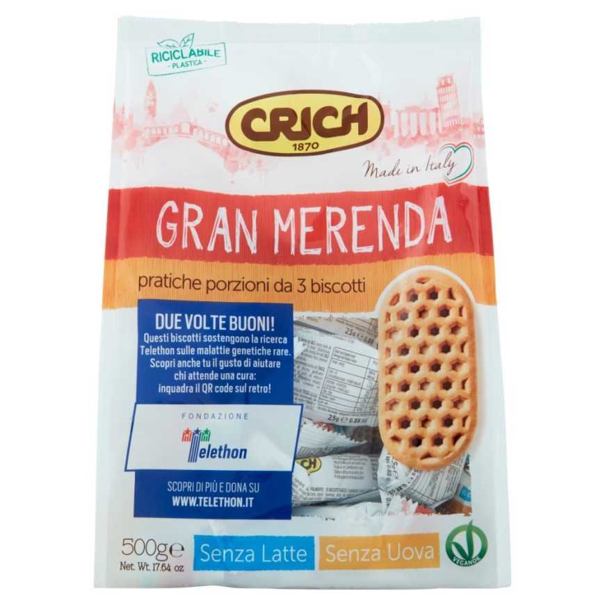 Crich Frollini Gran Merenda Classici biscuits, 500 g