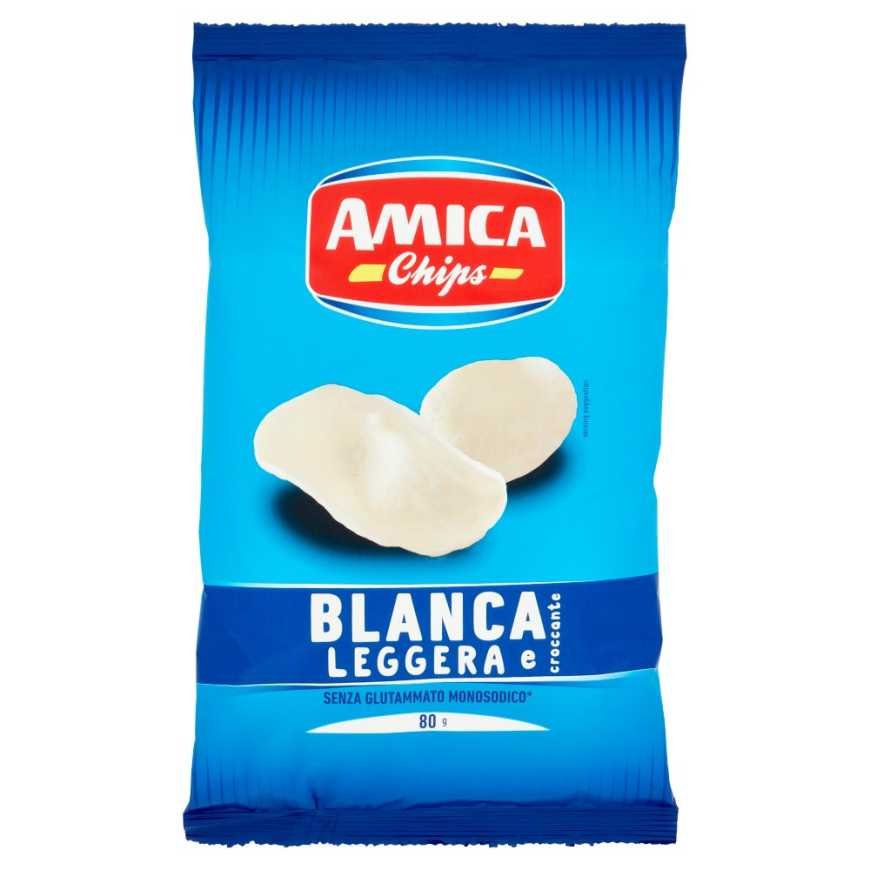 Amica Chips Картофельные чипсы La Blanca, 80 г