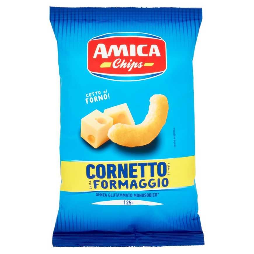 Amica Chips Кукурузные рожки со вкусом сыра, 125 г
