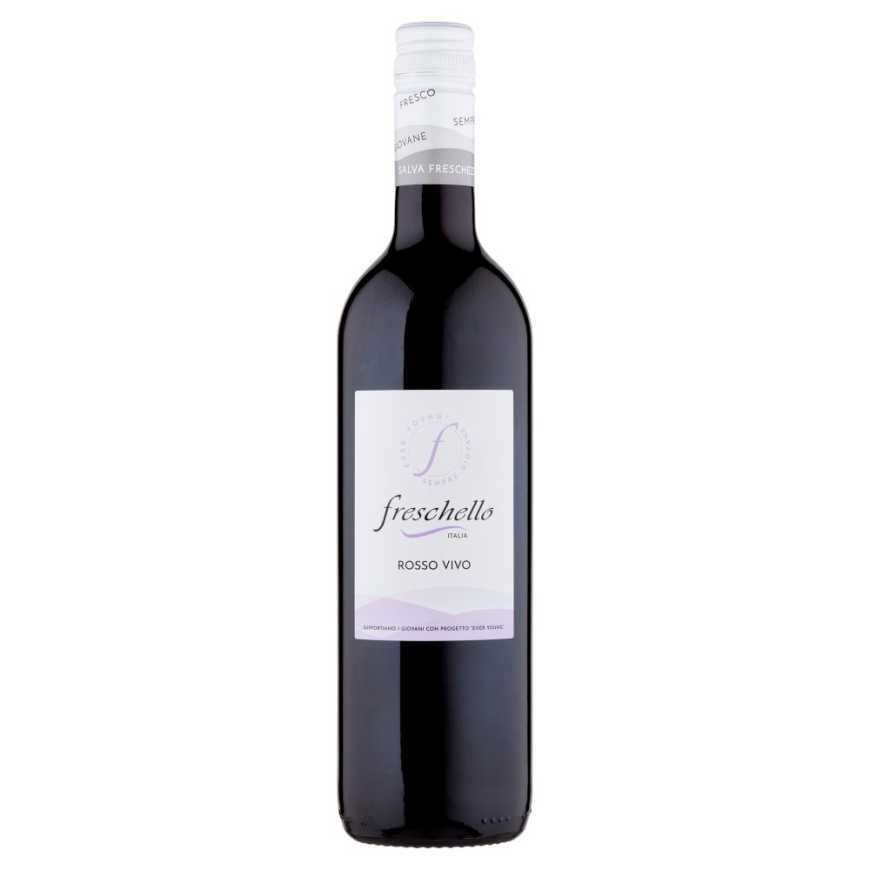 Freschello Красное сухое вино Rosso Vivo, 0,75 л, 11%
