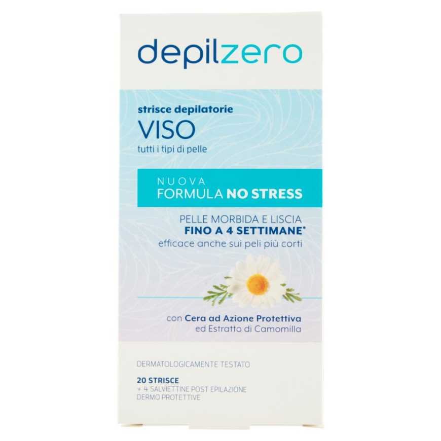 Depilzero face and bikini waxing strips, 20 pcs