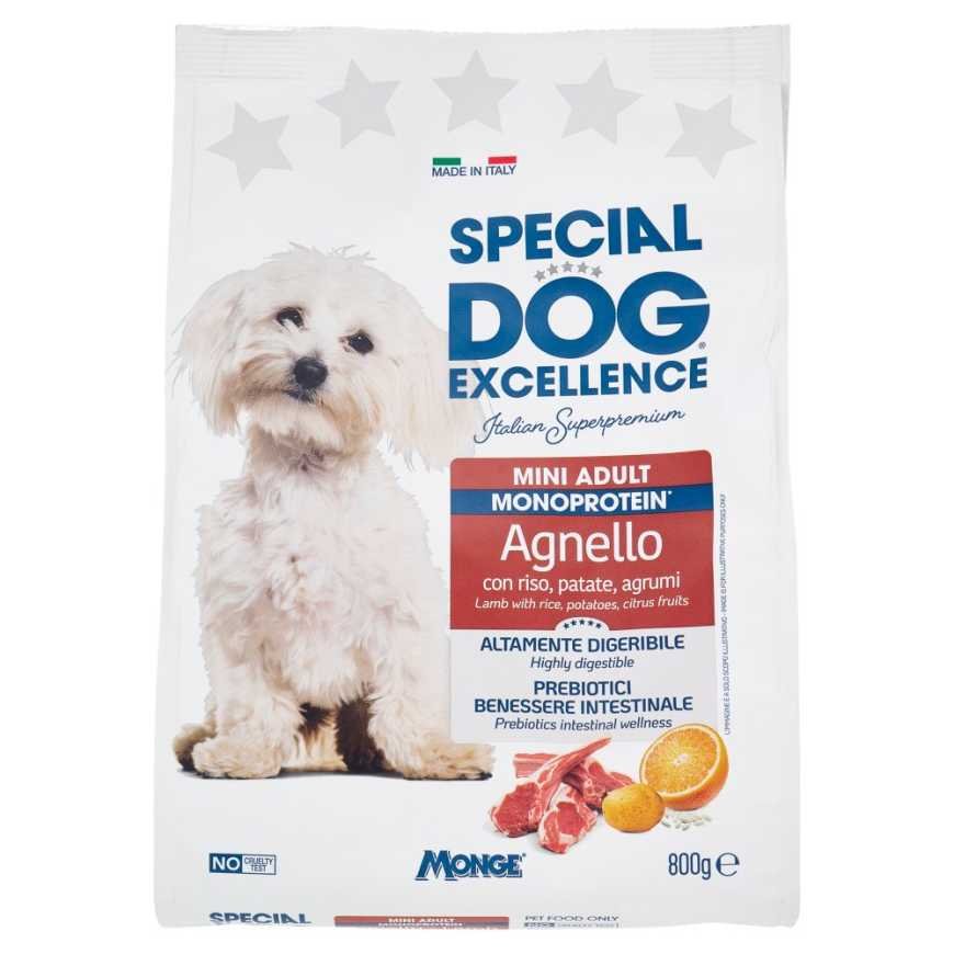 Monge Special Dog Excellence Mini Adult monoproteic wet dog food with lamb, 80 g