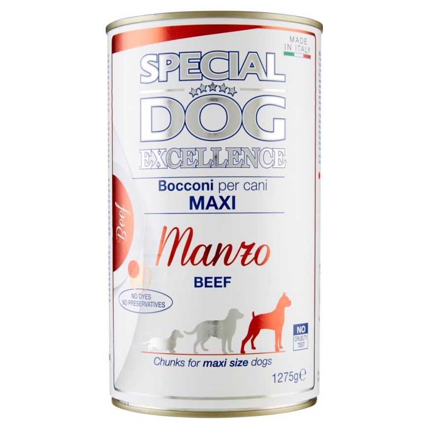 Monge Special Dog Excellence Maxi dog chunks with beef, 1.275 kg