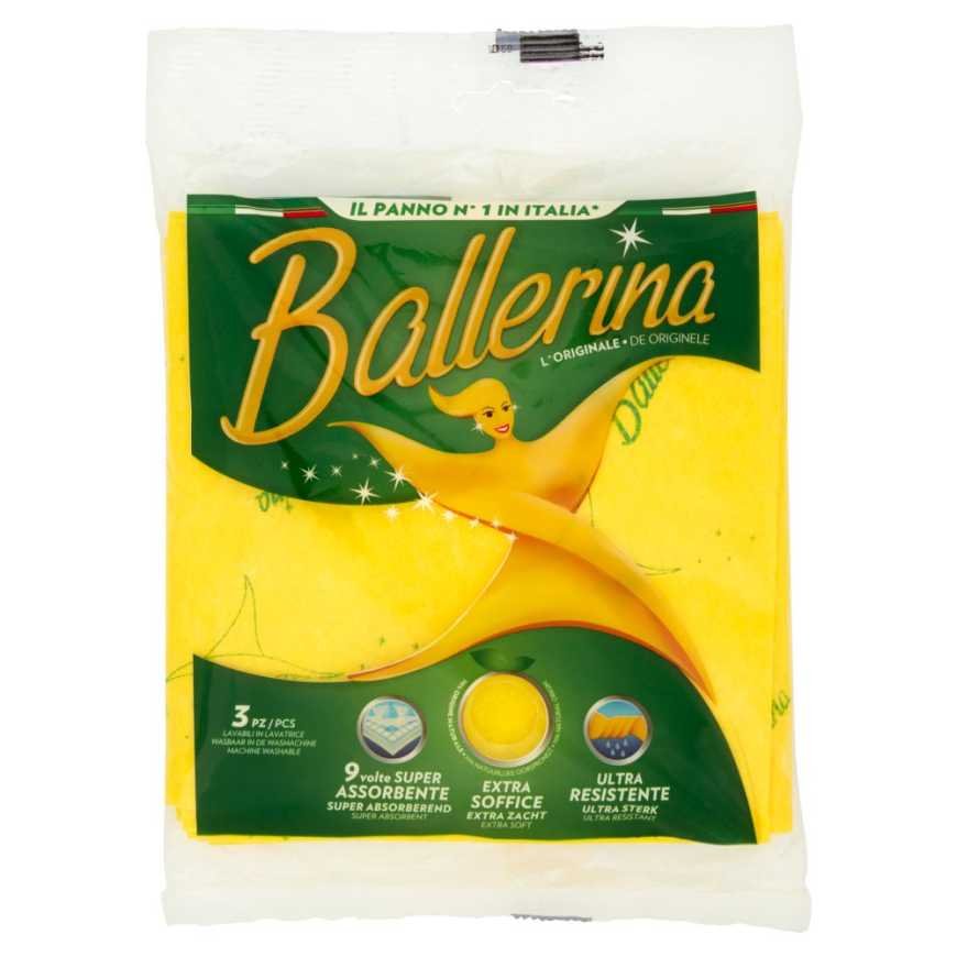 Vim Салфетка универсальная Ballerina желтая, 3 шт.