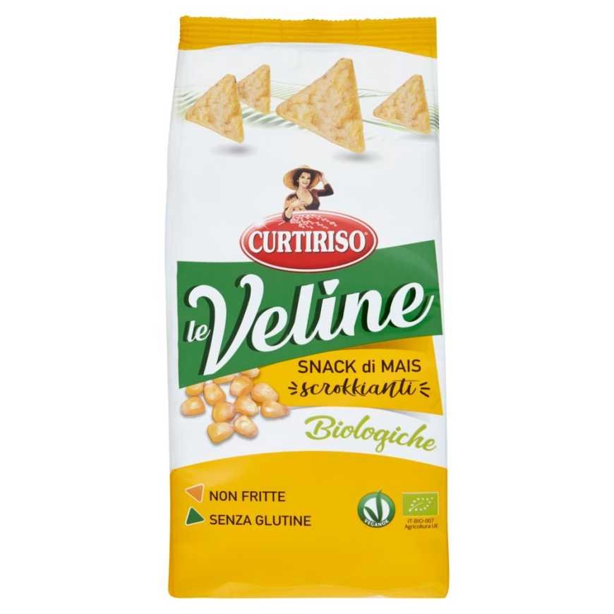 Curtiriso Le Veline Organic corn snacks, 80 g