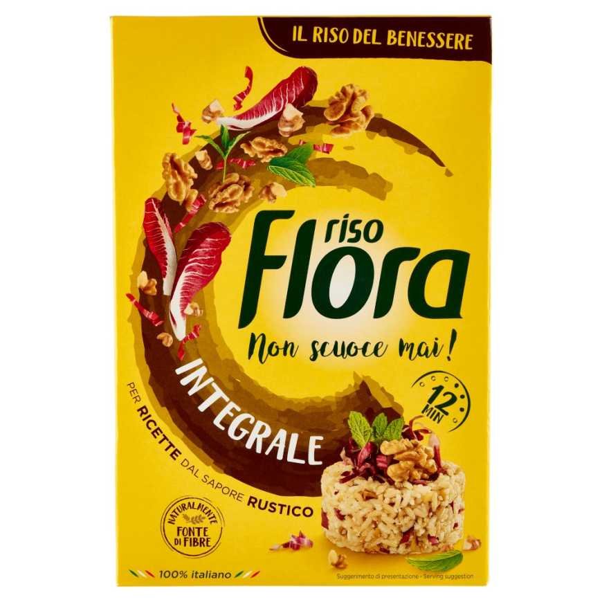 Flora Рис бурый Riso Flora Integrale, 1 кг