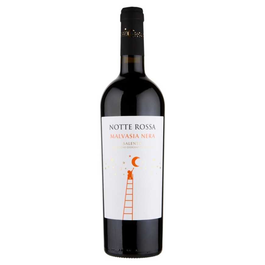 Notte Rossa Malvasia Nera Salento Rosso IGP красное сухое вино, 0,75 л