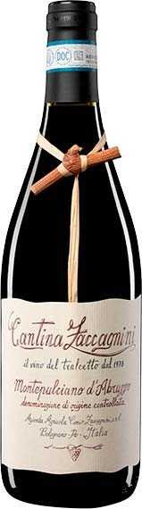 Zaccagnini Tralcetto Montepulciano D'Abruzzo Rosso Doc dry red wine, 0.75 l, 12.5%