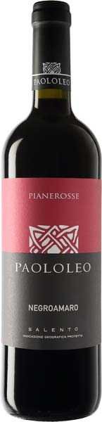 Paololeo Pianerosse Negroamaro Salento IGP красное сухое вино, 0,75 л