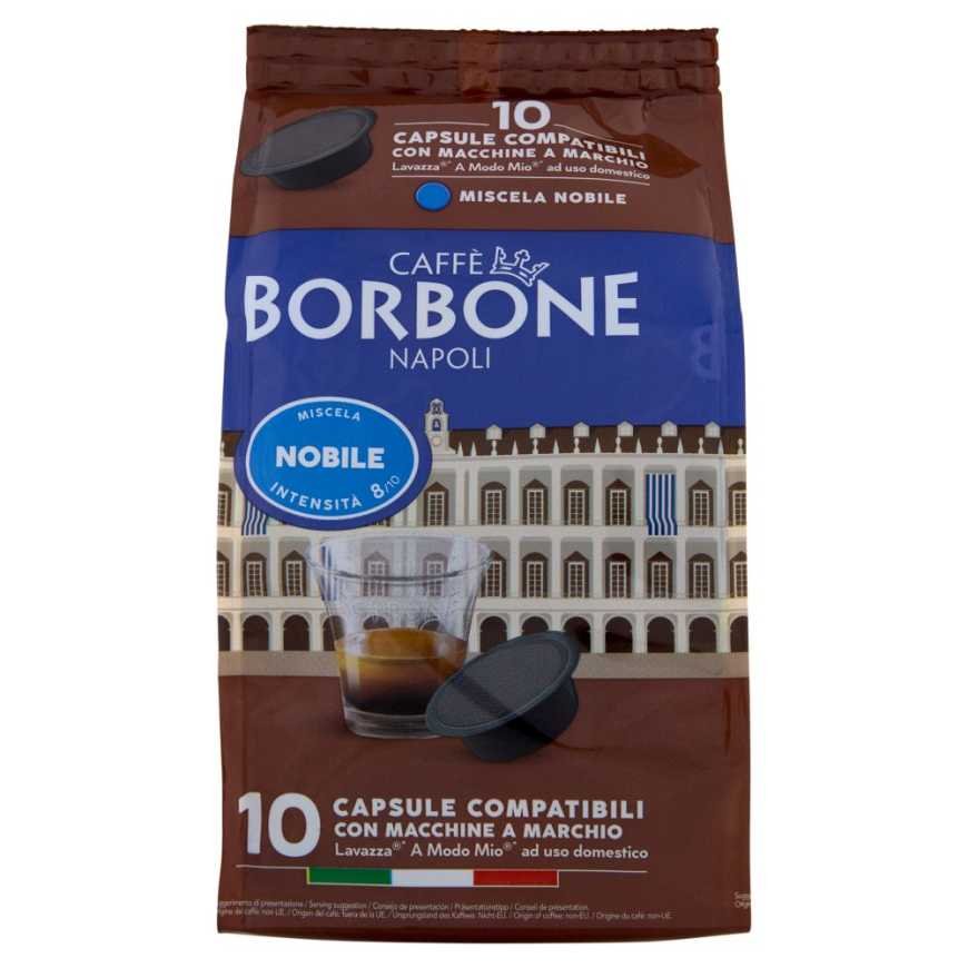 Caffè Borbone Кофе в капсулах Miscela Nobile совместимые с Lavazza A modo Mio, 10 × 7,2 г