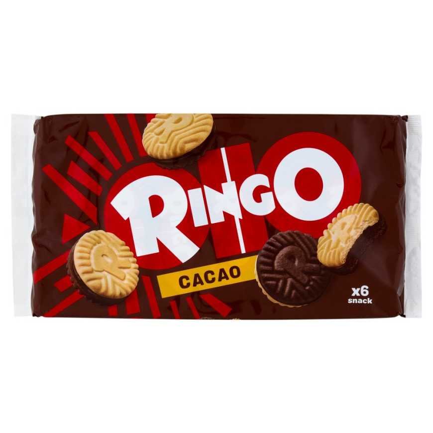 Pavesi Ringo filled biscuits with cacao cream, 6 × 330 g